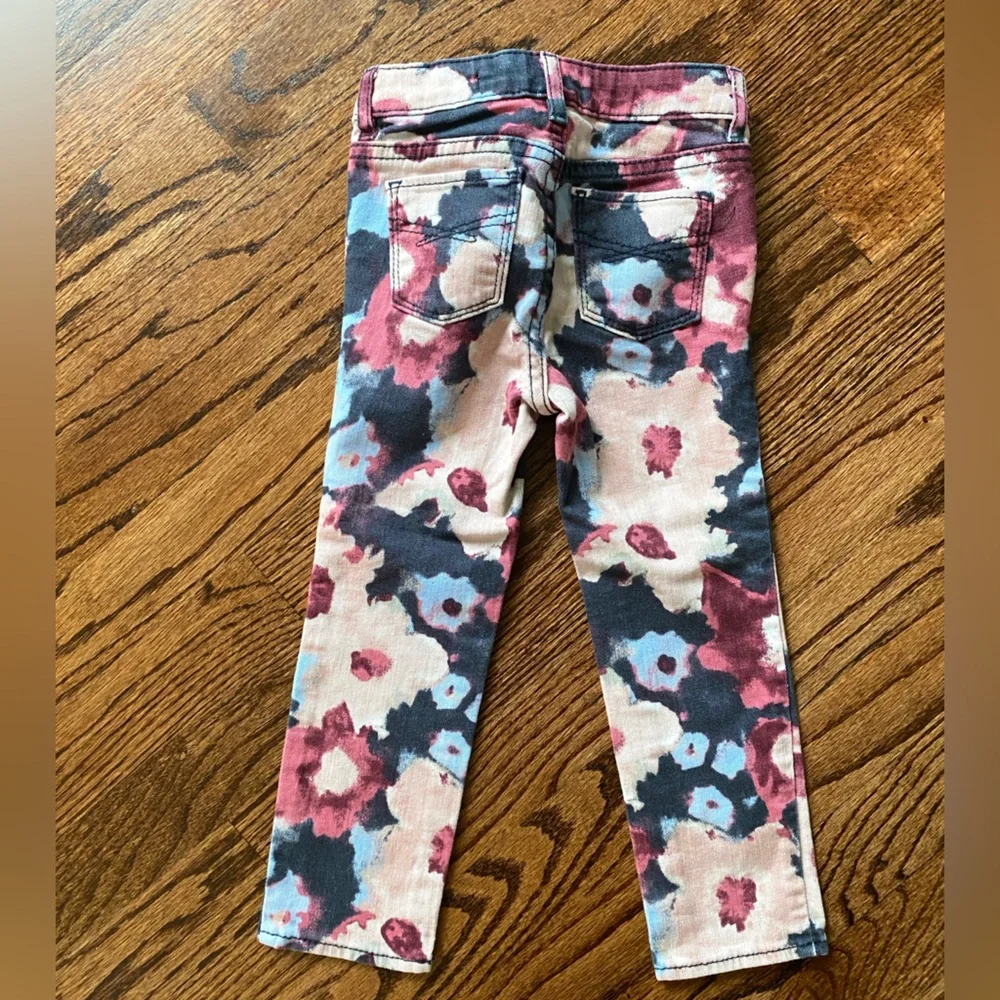 GAP Kids Jeans in Pink, Blue, Black Floral Print